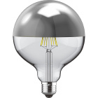 Bombilla E27 (grueso) Globo CLASSIC TOPLED Regulable D125 8W 2700K 700lm Plateada-A+