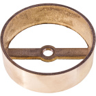 Box hoop  H.2,5xD.8cm without side holes , in raw brass