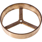 Box hoop  H.2,5xD.14cm without side holes , in raw brass