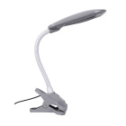 Table lamp ALBA 5W LED 4000K with clip H.40cm in grey