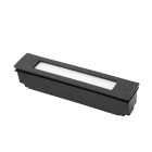 Recessed Wall Lamp NINA 1xR7s 1xR7s (189mm) 10,5W CCT (3colors) switch IP55 L.25,5xW.5xH.5cm black