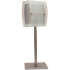 Table Lamp BETIM 1xG9 L.12xW.12xH.34cm Grey/Chrome