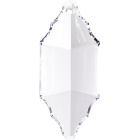 Bacalhau de cristal 7,2x3,2cm 1 furo transparente