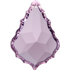 Crystal pendluque 3,8x2,7cm 1 hole pink