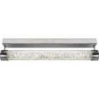 Plafond MINSK 1x24W LED 1920lm 4000K C.60xL.13,5xAlt.6,5cm Transparente/Cromado