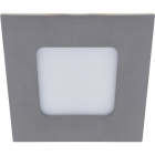 Downlight FRANCO square 1x3W LED 134lm 4000K 120° L.9xW.9xH.0,2cm Satin Nickel