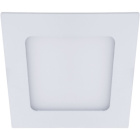 Foco de encastrar FRANCO quadrado 1x6W LED 336lm 6400K 120° C.12xL.12xAlt.0,2cm Branco