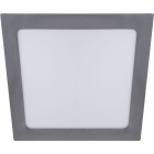 Downlight Empotrable FRANCO cuadrado 1x18W LED 1000lm 6400K 120° L.22,5xAn.22,5xAl.0,2cm Niquel