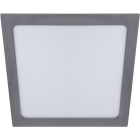 Downlight Empotrable FRANCO cuadrado 1x24W LED 1560lm 4000K 120° L.29,7xAn.29,7xAl.0,2cm Niquel