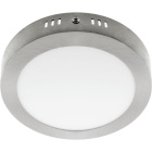 Plafond ESCUDO round 1x12W LED 672lm 3000K 120° H.3,5xD.17cm Satin Nickel