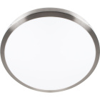 Plafond ESCUDO round 1x48W LED 3600lm 4000K 120° H.4xD.60cm Satin Nickel