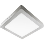 Plafond PESETA square 1x18W LED 1260lm 6400K 120° L.22,3xW.22,3xH.3,5cm Satin Nickel