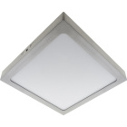 Plafond PESETA quadrado 30x30 1x24W LED 1560lm 4000K 120° C.30xL.30xAlt.3,5cm Níquel