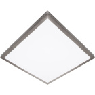 Plafond PESETA quadrado 60x60 1x48W LED 3600lm 4000K 120° C.60xL.60xAlt.4cm Níquel