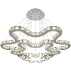 Candeeiro de tecto ASTANA 1x96W LED 7680lm 3000K Alt.Reg.xD.120cm Cromado