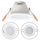 Downlight XELIM round IP65 1x5W LED 350lm 6500K 120° H.0,25xD.9cm White