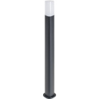 Pillar COURA IP44 1xE27 L.7xW.7xH.80cm Aluminum + Polycarbonate Anthracite