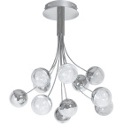 Ceiling Lamp THERESE 1x44W LED 3520lm 3000K H.61,5xD.60cm Chrome