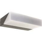 Aplique ARDA IP65 1x13W LED 1100lm 4000K L.25xAn.16xAl.5cm Antracita/Blanco