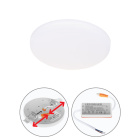 Downlight Empotrable LIRA redondo 1x18W LED 1620lm 3000K 120° Al.1,5xD.12cm Blanco