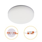Foco de encastrar LIRA CCT redondo 18W LED 2000lm 3000-4000-6500K Alt.2xD.12cm branco