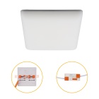 Foco de encastrar RUPIA CCT quadrado 18W LED 2000lm 3000-4000-6500K C.12xL.12xAlt.2cm branco