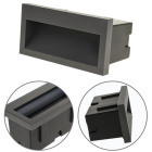 Recessed Wall Lamp MUSTANG rectangular IP54 1x3W LED 50lm 3000K L.14xW.7xH.7cm Anthracite
