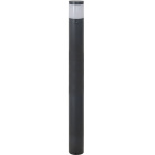 Pillar BUGIO medium IP54 1x7W LED 340lm 6500K H.100xD.10cm Aluminium+PC Anthracite