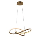 Colgante SAMIRA 40W LED 3CCT 1700lm D.60cm oro