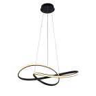 Colgante SELMA 36W LED 3CCT 1100lm D.80cm negro