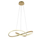 Pendent light SAMIRA 64W LED 3CCT 1100lm D.80cm gold
