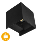 Wall Lamp SOR IP65 2x3W LED 500lm 3000K L.10xW.10xH.10cm Black