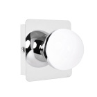 Wall Lamp SIRLA 1x5WLED 550lm 4000K IP44 L.12xW.11xH.12cm chrome