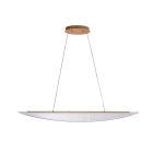 Pendant CORALINA 88W LED 7920lm 3200/4000/6000K L.100xW.33xH.Reg.cm Gold