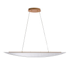 Pendant CORALINA 112W LED 10080lm 3200/4000/6000K L.120xW.35xH.Reg.cm Gold