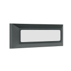 Wall Lamp EIRIZ IP65 1x4W LED 300lm 4000K L.23xW.2,5xH.8cm ABS+PC black