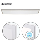 Surface Mounted Panel VOLTAIRE 30x60 36W LED 2880lm 4000K 120° W.60xW.30xH.2,3cm Nickel