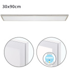 Surface Mounted Panel VOLTAIRE 30x90 72W LED 5760lm 4000K 120° W.90xW.30xH.2,3cm Nickel