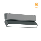 Adjustable Magnetic Track Linear Light PIQUET (2 wires) 12W LED 580lm 3000K 150° L.23xW.2,6xH.2,4cm