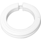 Adaptador plastico blanco portalámparas E14 para pantalla E27 0,7xD.4,3cm