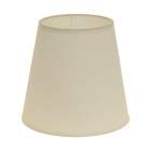 Lampshade CIPRIOTA round & conic fabric PVC802 with fitting E27 H.14xD.15cm Beije