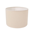Lampshade CIPRIOTA round fabric PVC8886 with fitting E27 H.15xD.20cm Beije