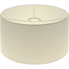 Lampshade CIPRIOTA round fabric PVC802 with fitting E27 H.17xD.30cm Beije