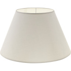 Lampshade CIPRIOTA round & conic fabric PVC802 with fitting E27 H.21xD.35cm Natural (Raw)