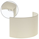 Lampshade CIPRIOTA round fabric PVC802 with fitting E27 L.30xW.14xH.17cm Beije