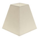 Lampshade CIPRIOTA square prism fabric PVC8886 with fitting E27 L.20xW.20xH.20cm Natural (Raw)