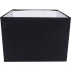 Lampshade GREGO square with fitting E14 L.20xW.20xH.15cm Black