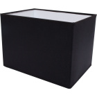 Lampshade KOSOVAR rectangular with fitting E14 L.20xW.14xH.14cm Black