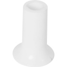 White plastic level 3,8xD.2,8cm