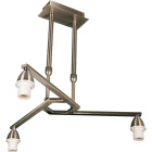 Frame for Ceiling Lamp DUBAI 3xE14 H.Reg.xD.46cm Antique Brass